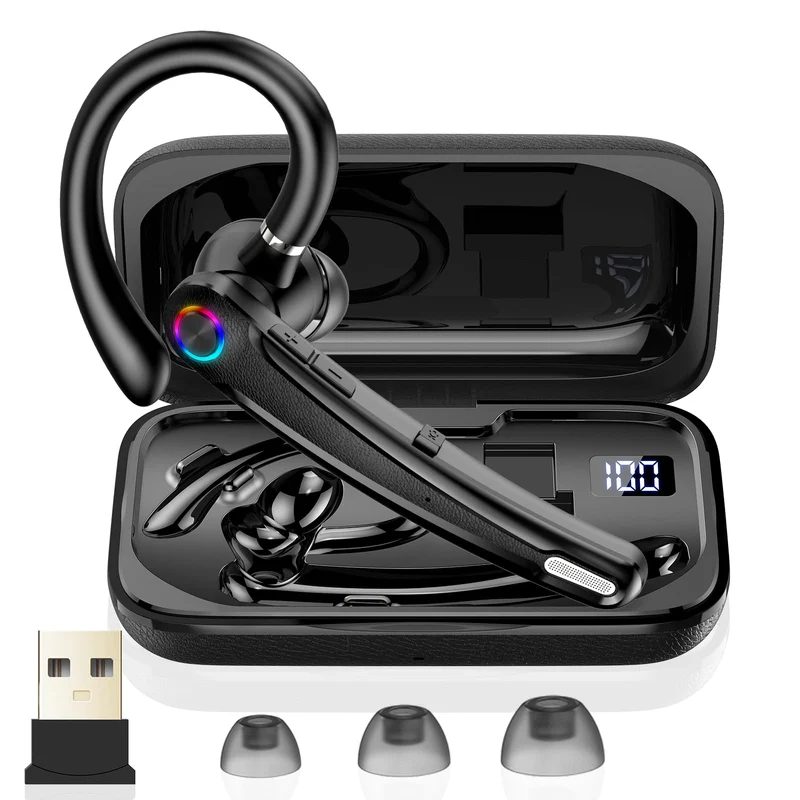 Bluetooth Headset V5.4, Wireless Bluetooth Earpiece