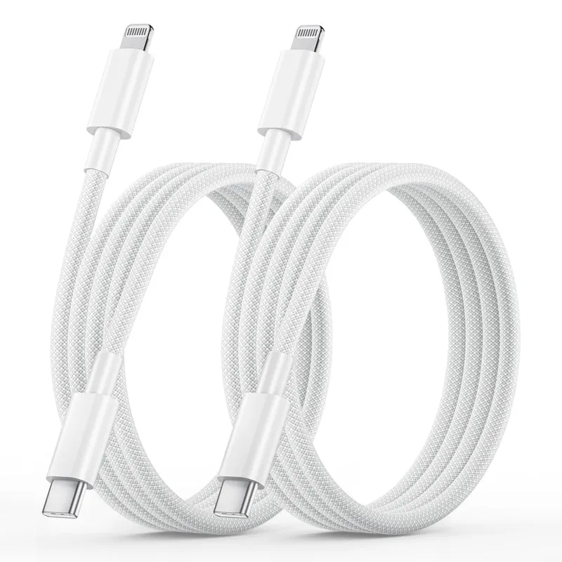 USB C to Lightning Cable 3FT [Apple MFi Certified] iPhone Fast Charging Cord,Nylon Braided iPhone Fast Charger Type C to Lightni