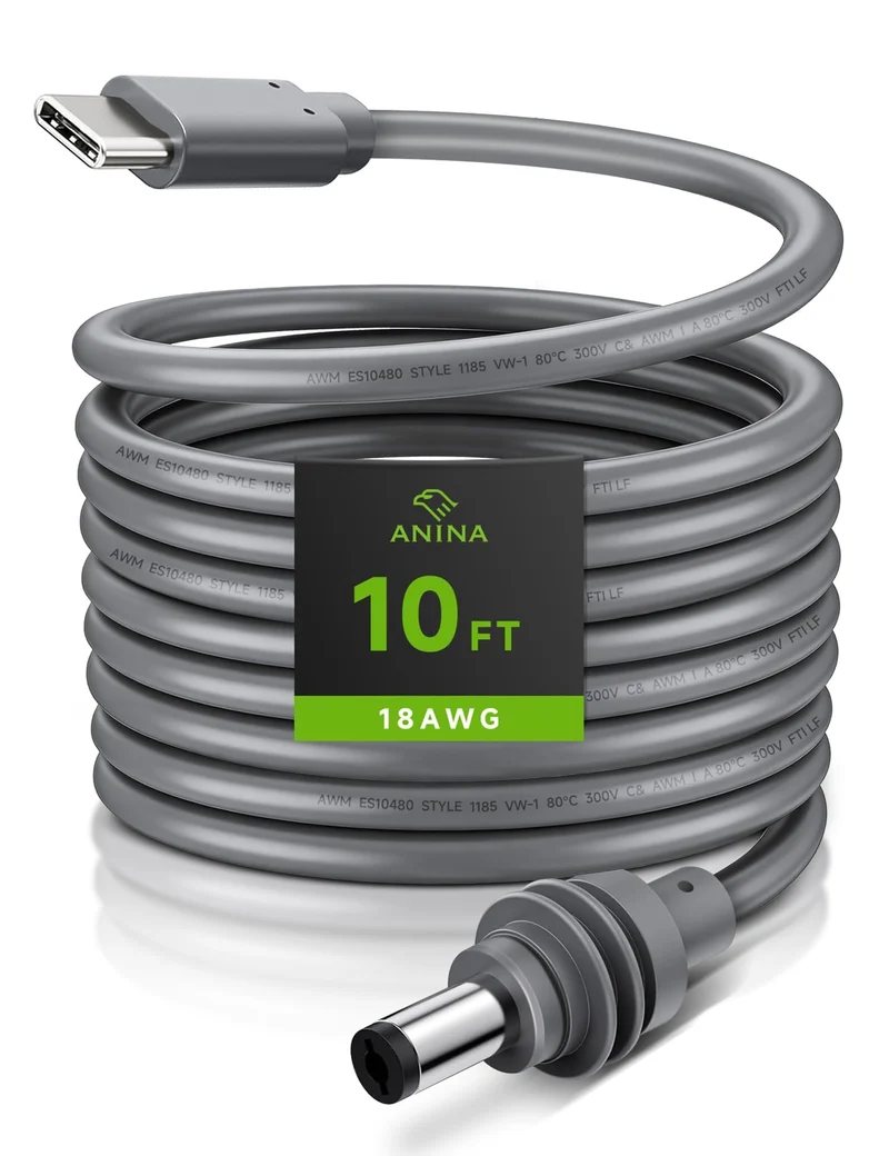Anina USB C to DC Power Cable for Starlink Mini (3M/9.8FT)