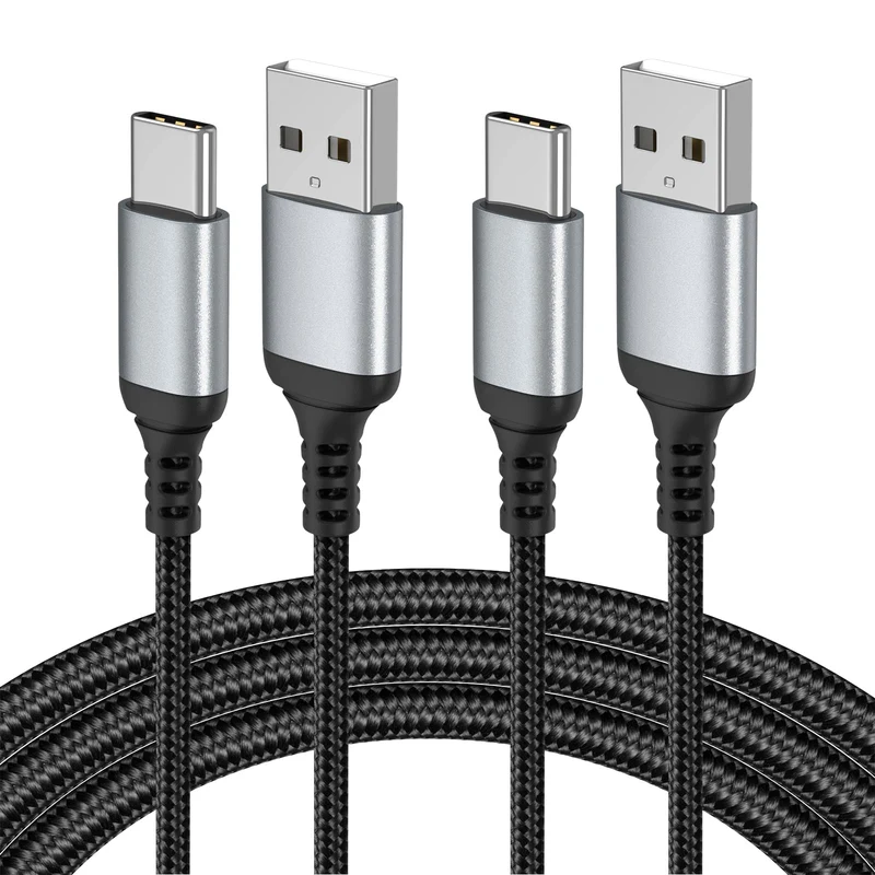 USB to USB C Cable 3FT, 2Pack USB Type C Cable Fast Charging Carplay Cord