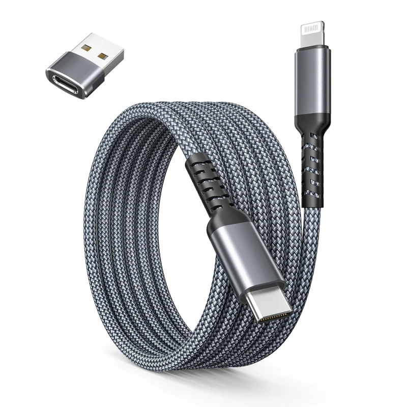Basesailor iPhone 14 13 Pro Max Charger Cable 10FT with USB A Adapter