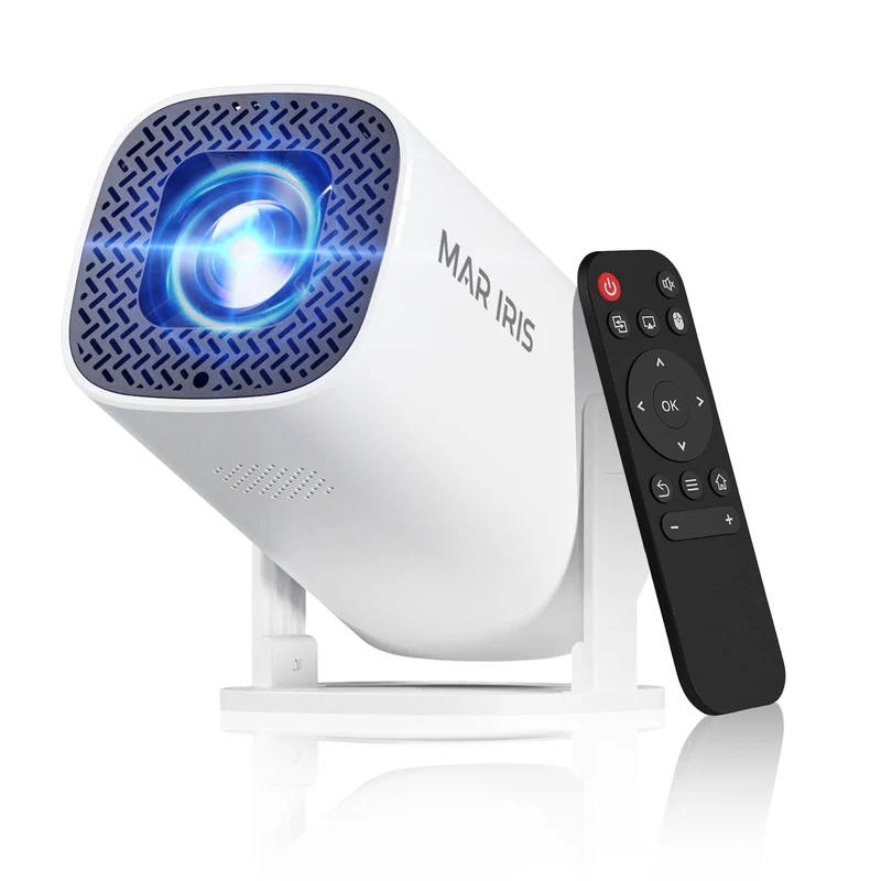 Mini Portable Projector with WiFi Bluetooth, Builtin Android 14 Apps