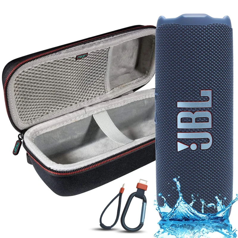 JBL Flip 7 Portable Bluetooth Speaker, IP68 Waterproof, Dustproof, DropProof, PushLock System, AI Sound Boost, 16H Battery, Meg