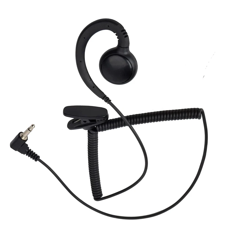 HYS 3.5mm Listen Only Soft Ear Hook Law Enforcement Earpiece