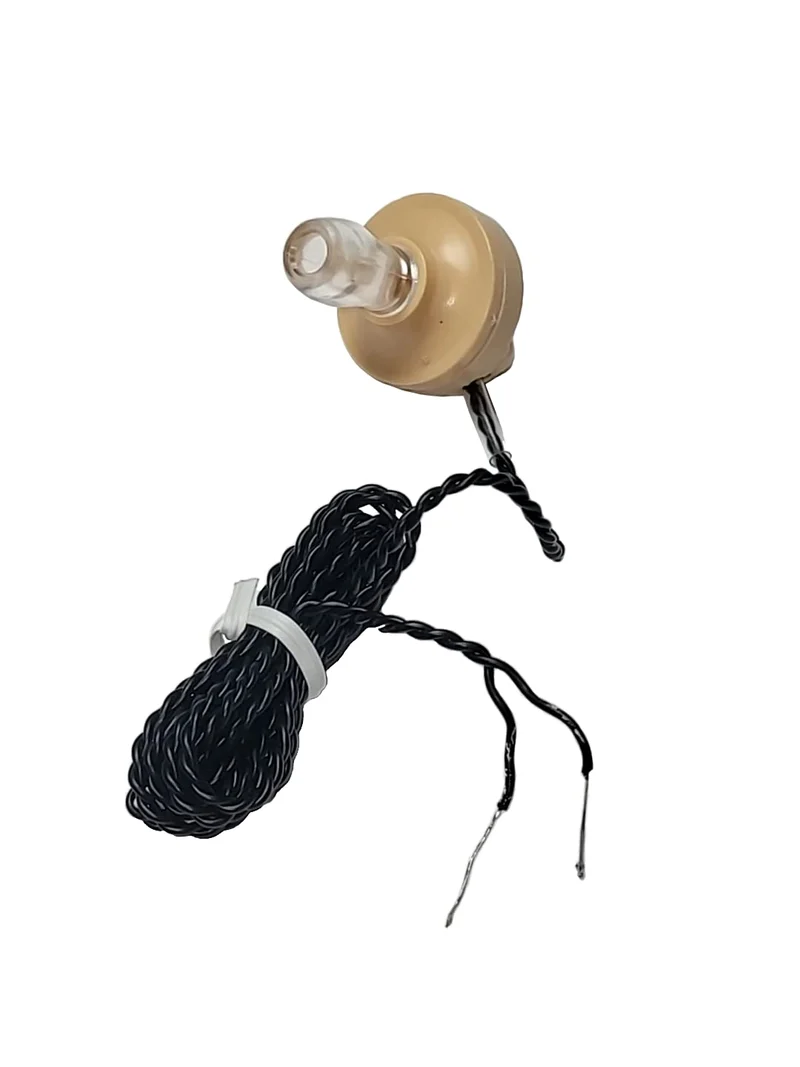 4 Pack High Impedance Piezoelectric Crystal Earphones, Bare Leads
