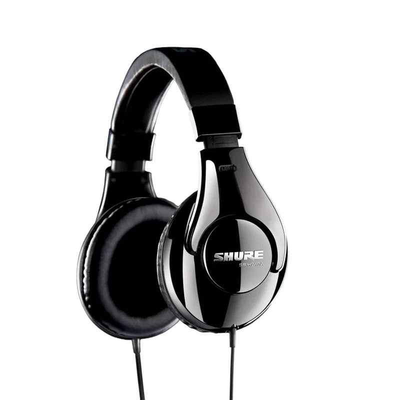 Shure SRH240A Professional Quality Headphones for Home Recording & Everyday Listening, 40mm Neodymium Dynamic Drivers for Full