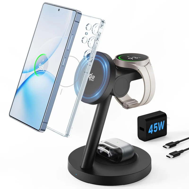 Qi2.2 25W Wireless Charger for Samsung Joygeek Fast Magnetic Charging Station for Galaxy S26/S25 Ultra/Z Fold8 Ultra/Z Fold Fl