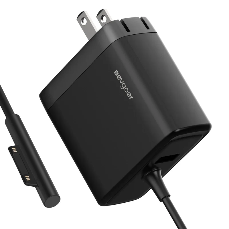 EG evgoer Microsoft Surface Charger, 65W Surface Pro Charger for Surface Pro 3/4/5/6/7/8/9/10/X/11 Power Adapter,Compatible with