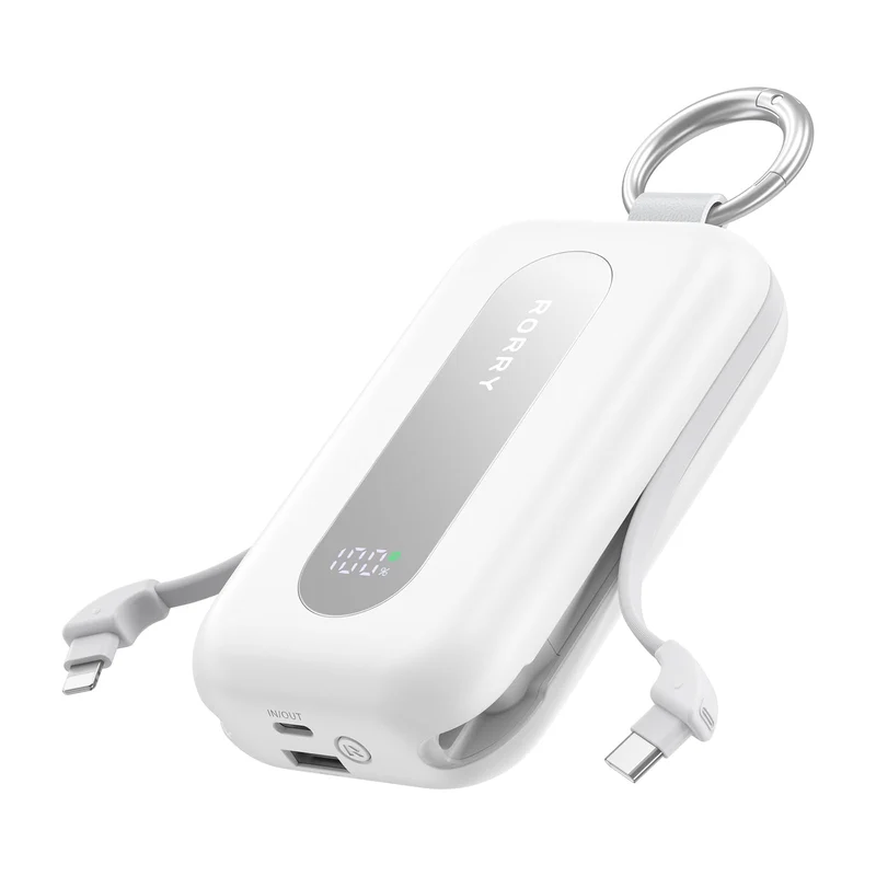 RORRY CharmGo Portable Charger 20000mAh 30W Power Bank 4 in 1 Battery Pack