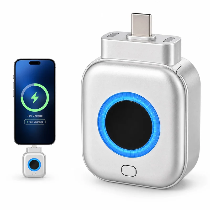 Smart Auto Stop Charging Adapter,140W Auto CutOff Charger Protector with AI FullCharge Disconnect,Plug and Play Overnight Sa