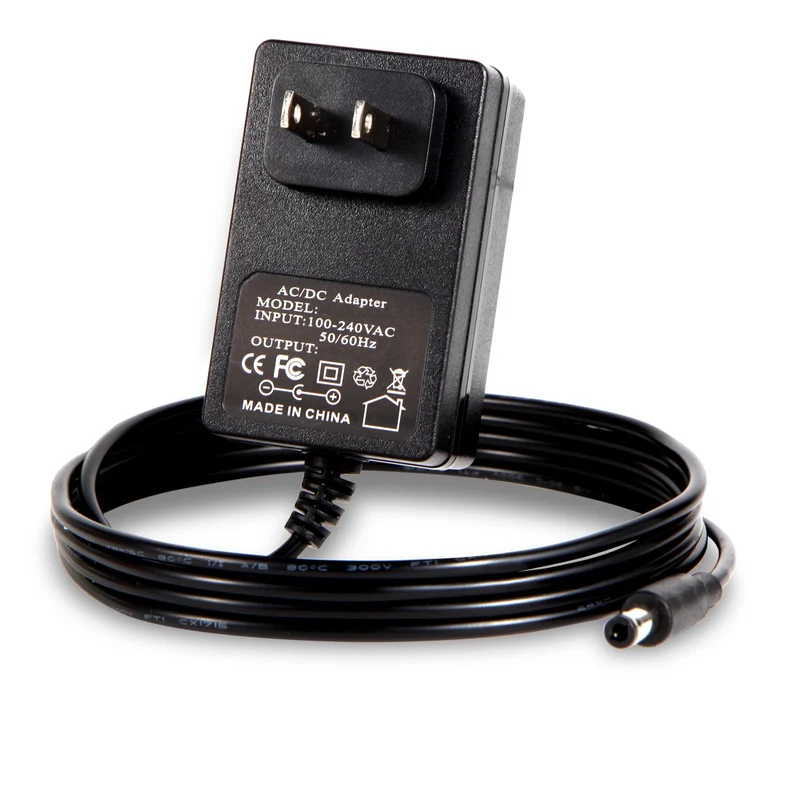 6V 1A DC Power Supply Adapter AC 6Volt 1000mA Wall Charger DC Plug 5.5x2.1mm & 2.5mm for 6V 100mA 200mA 300mA 500mA 600mA 800mA