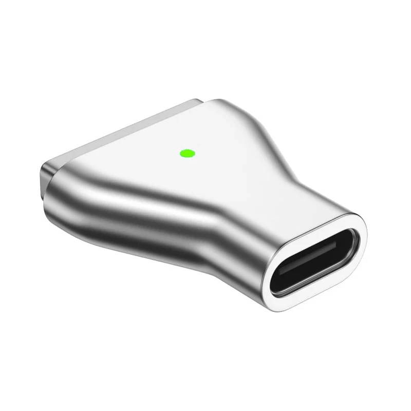 FASTELECTRIC USBC to Magnetic tip Charging Adapter, Female Type C to Male Magnetic2 Converter 100W PD Power Charger Connector T