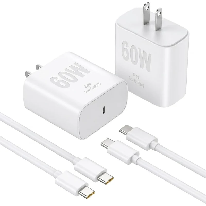 60W Samsung Charger Fast Charging Android Phone Chargers,2Pack USB C Charger Fast Charging Block & 10FT USB C Cable Cord for Sam
