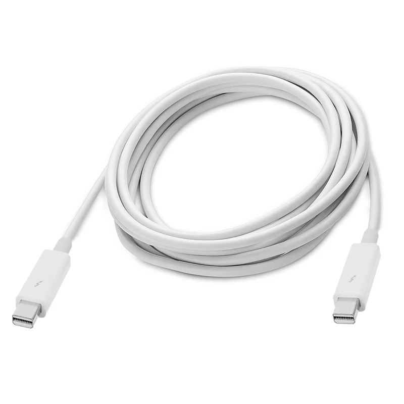 cablecc 2m Thunderbolt Port to Thunderbolt Male to Male Video Data Cable for MacBook 2013 2014 2015 (200cm)