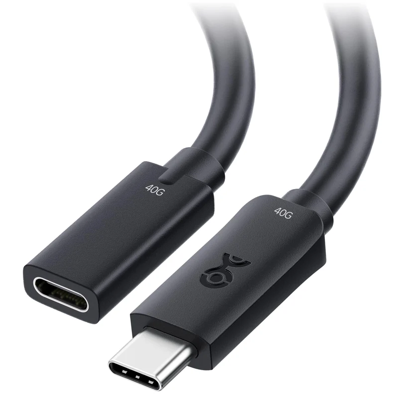 Cable Matters 40Gbps USB4 Extension Cable, USB4 Male to Female, 3.3ft /1m