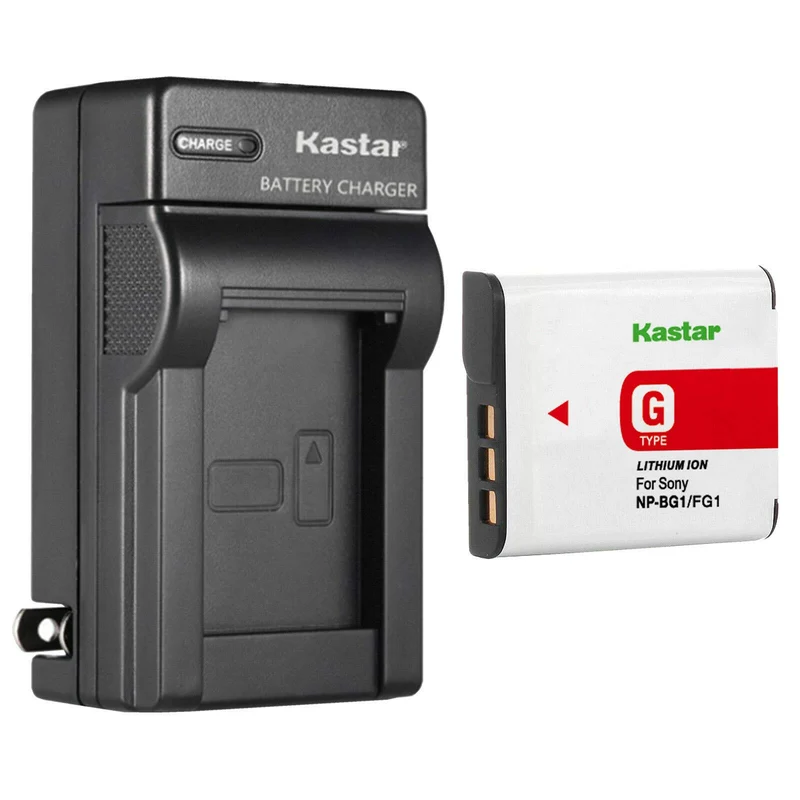 Kastar 1Pack NPBG1 Battery and AC Wall Charger Replacement for Sony NPBG1, NPFG1, NPBG1, NPFG1, G Type Battery, Sony BCCSG,