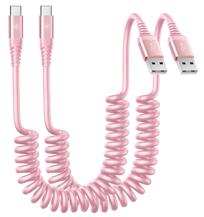 USB A to C Cable Fast Charging 3FT for Car, 2Pack USB Type C Charger Cable