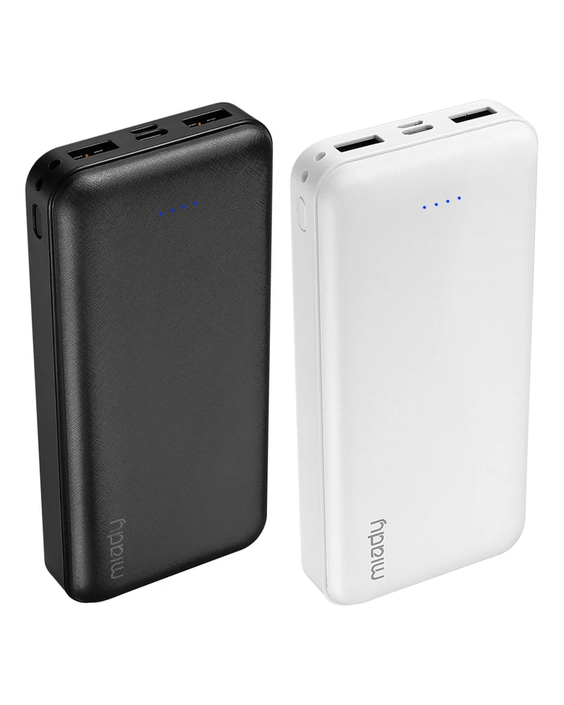 Miady 2Pack Portable Charger PD 22.5W Power Bank 20000mAh Battery Pack